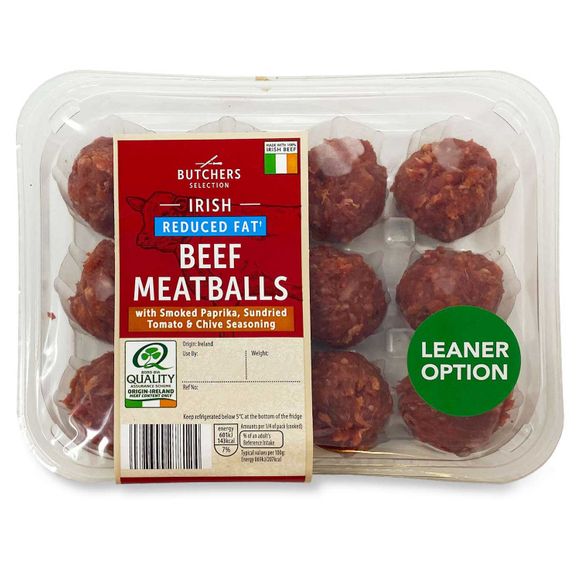 Reduced Fat Irish Beef Meatballs 360g Butchers Selection Aldi Ie